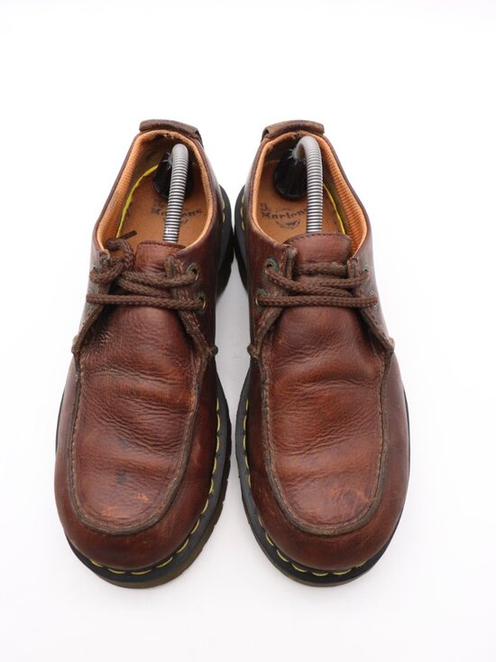 Vintage Doc Dr. Martens 9A79 Lace-Up Men\'s 10 Women\'s 11 Brown Leather Shoes main image 6